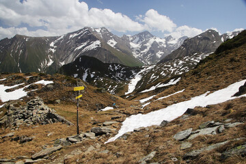 Hiking path Alexander Enzinger in Kaprun, Austria