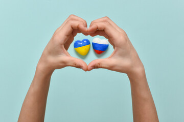 The geopolitical conflict. There is no war. Peace.