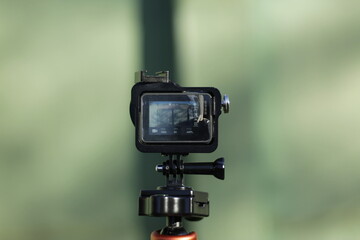 close up of a camera gopro

