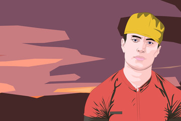 un anochecer cerca del mar bajo las palmas