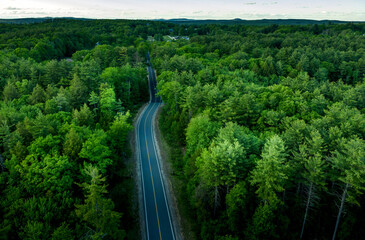 Rural New Hampshire road 