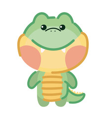 cute crocodile design