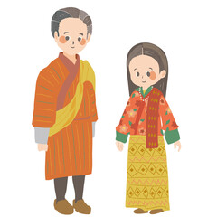 ブータン王国の民族衣装