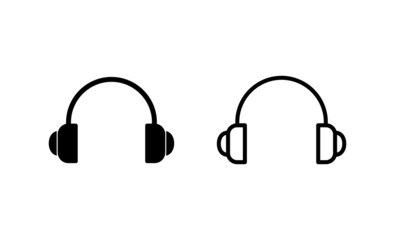 Headphone icon vector. Headvector sign and symbol