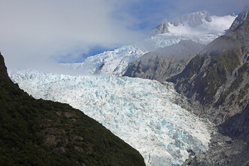 Clouds over Franz Josef Glacier - New Zealand
