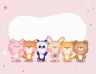 seven adorable animals