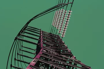 Deken met patroon Helix Bridge stairway to heaven