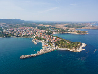 Aerial view of Town of Tsarevo, Bulgaria