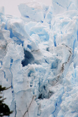 Fototapeta na wymiar Perito Moreno Glacier detail