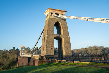 Clifton suspension bridge in Bristol, England
