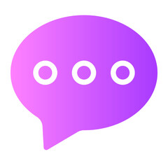 chat gradient icon