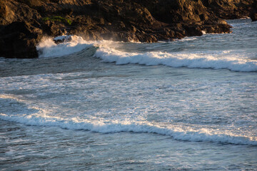 View of the Pacific Ocean along the California Coast, Mendocino, United States.