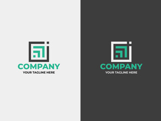 Square Logo template for company