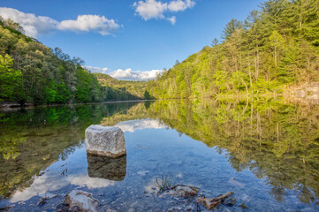 Lake in Daniel Boone National Forest - Slade, Kentucky