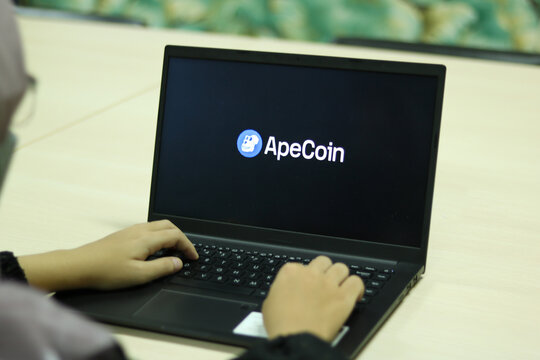 March 31, 2022, Yogyakarta, Indonesia: ApeCoin (APE) is an ERC-20 token used within the APE ecosystem.