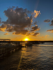 Obraz premium sunset over the sea