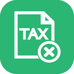 Tax icon sign symbol design