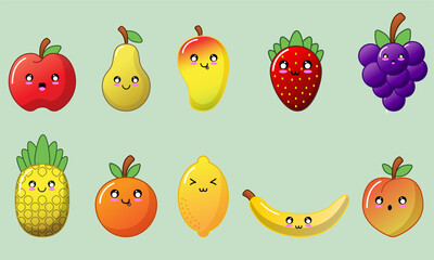 Kawaii Fruits