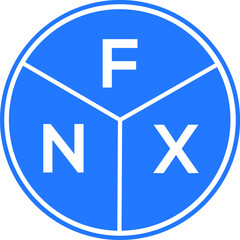 FNY letter logo design on black background. FNY  creative initials letter logo concept. FNY letter design.