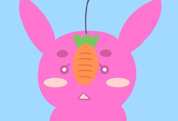 うさぎとにんじん