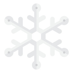 snowflake flat style icon