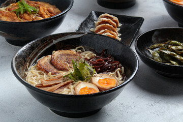 Freshly made bowl of Japanese Ramen