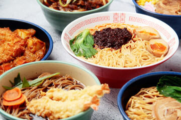 Freshly made bowl of Japanese Ramen