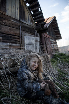 Children without a home, apocalypse, war