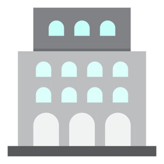 Fototapeta premium apartment flat style icon