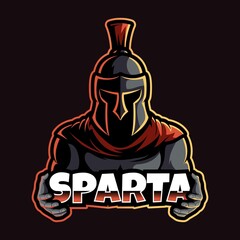sparta mascot logo gaming vector illustration © Ilhustrator