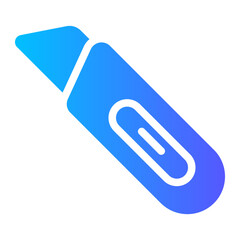cutter gradient icon