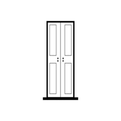 door icon illustration design element