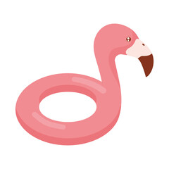 pink flamingo float