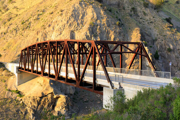 Anderson Lake Bridge. Morgan Hill, Santa Clara County, California, USA.