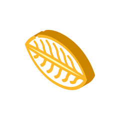 momo dumpling isometric icon vector. momo dumpling sign. isolated symbol illustration