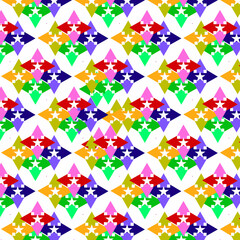 Latern pattern art colorful rectangular star.Good for pattern background,patter wallpaper room,etc.