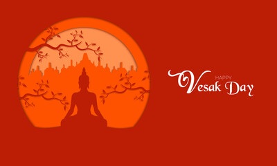 Happy Vesak Day Paper Style