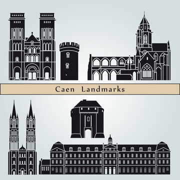 Caen landmarks and monuments