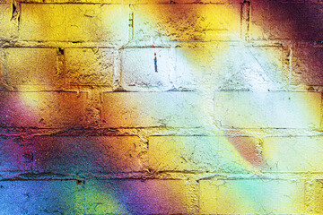 Colorful graffiti painted on a wall. Abstract urban background.