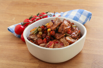 Roasted pork with oyster sauce