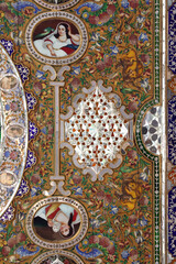 The roof of a traditional house