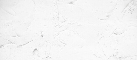 The pattern of painted plaster walls, white concrete wall texture and background