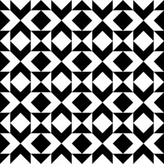 design geometric pattern print white black fashion women man kids drawing vector