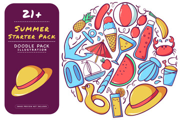 Summer Stater Pack Doodle Pack
