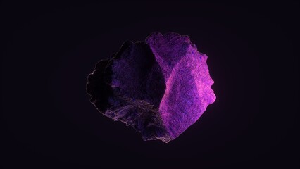 background with space rock