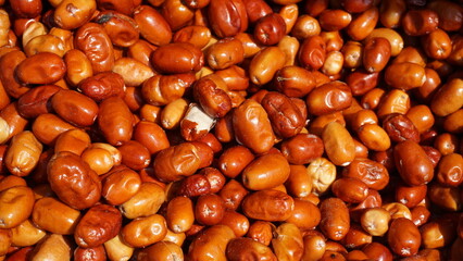 Obraz premium shell buckthorn on the counter