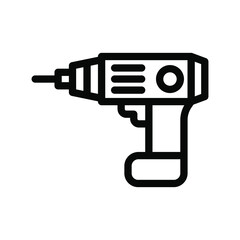 drilling line icon illustration vector graphic