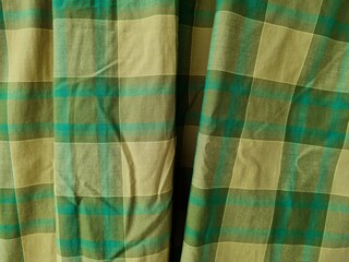 Green plaid sarong background