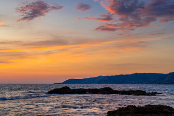 Fototapeta premium Sunset at the sea