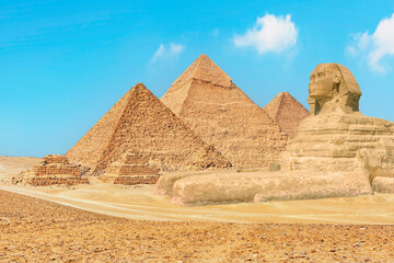 The Pyramids of Giza and the Sphinx in Egypt